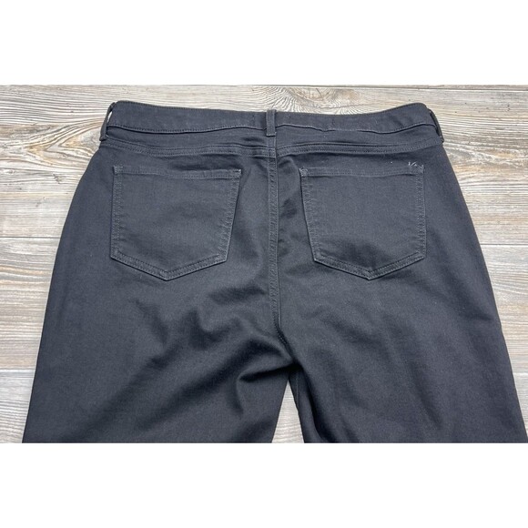 NYDJ For Chico's Bootcut Lift Tuck Tech Black Stretch Jeans Size 10 FITS 34/32 - Picture 5 of 12